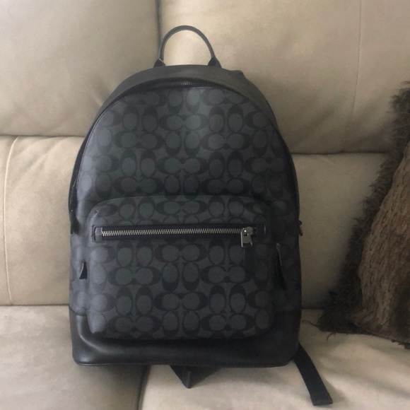 West Backpack In Signature Canvas